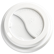 Beverage Plastic Cup Lids White, 62mm Diameter, 1000 Lids Box
